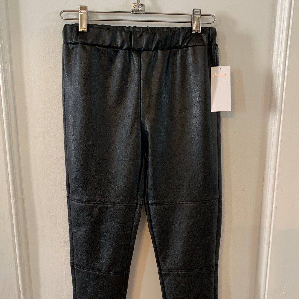 Girls Faux Leather Pants